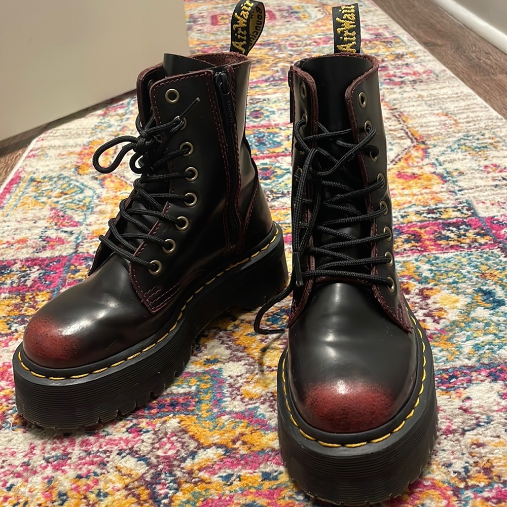Dr marten jadon platform boots